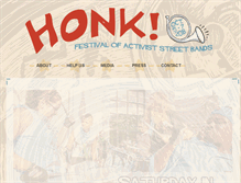 Tablet Screenshot of honkfest.org